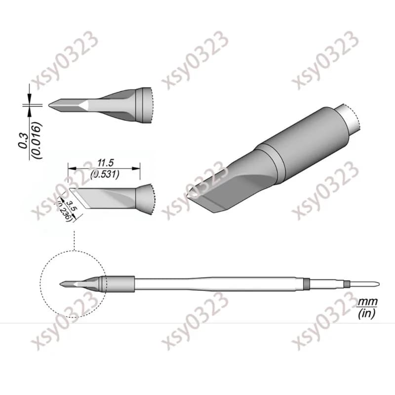 C245 Soldering Iron Heating Core, 6 Ohm Replacement Welding Heater Core Accessory