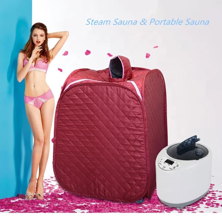 Modern Mini Steam Sauna Bag One-Person Acrylic Foot Bath Electric Home Multipurpose Heating Sleek Design