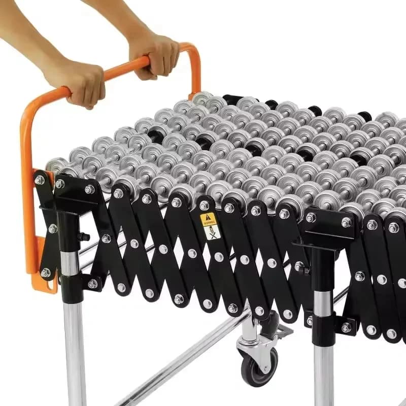 Loading Truck Exble Skate Wheel Flexible Roller Conveyor