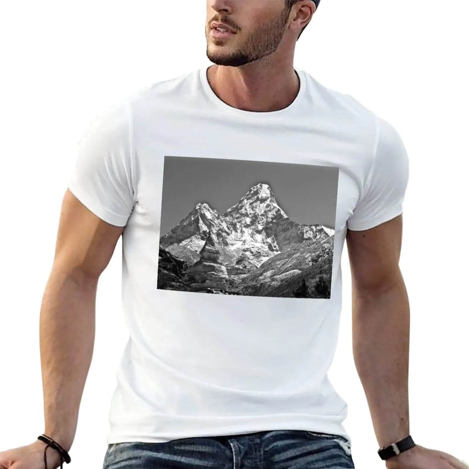 Ama Dablam T-Shirt croswit shirt man baggy shirts heavy weight t shirts for men