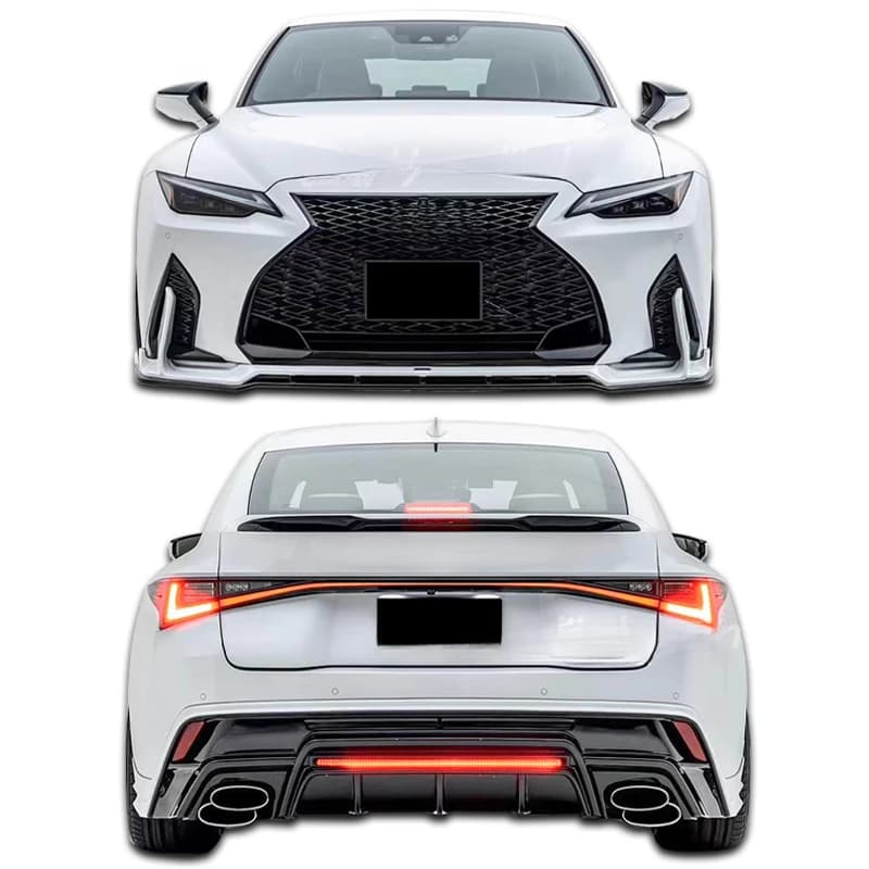 High Quality Carbon Fiber Body Kit Front Lip Rear Spoiler Diffuser Exterior Accessories Fit for IS300 IS350 IS500 2021-2024