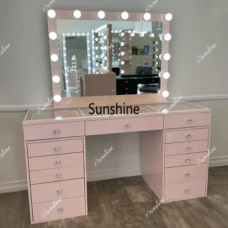 YYHigh Quality Dressing Table with Cushioned Stool Popular in Furniture Market Vanity Table Makeup Table