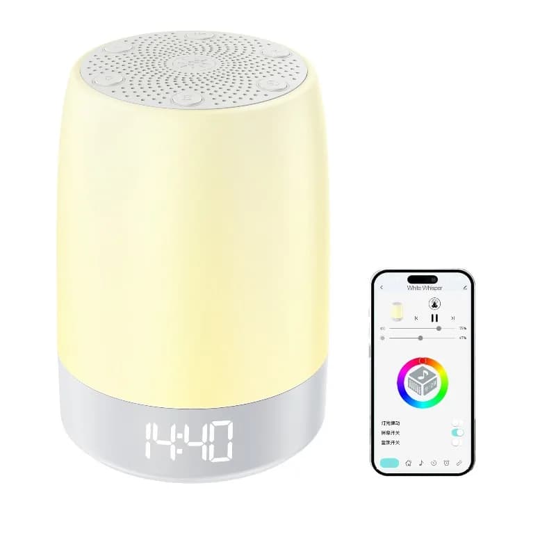 White noise intelligent sleep instrument night light, bluetooth audio assisted sleep bluetooth speaker