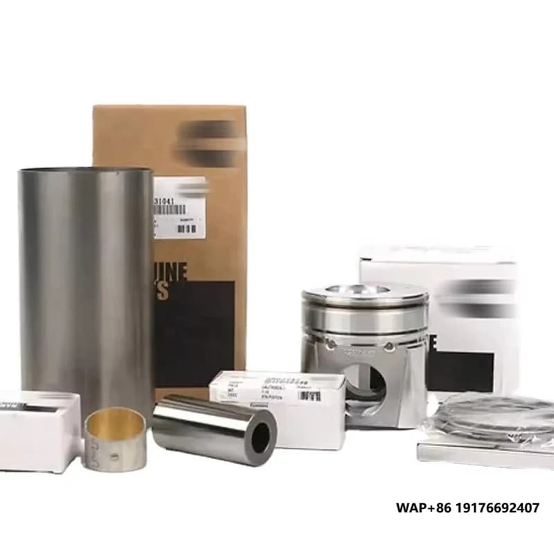 Original cummins Engine Repair Parts 6BT8.3 6CT8.3 Cylinder Liner Kit NT855 6BT5.9 6BT QSB6.7 X15 K19 Piston Kit for Cummins