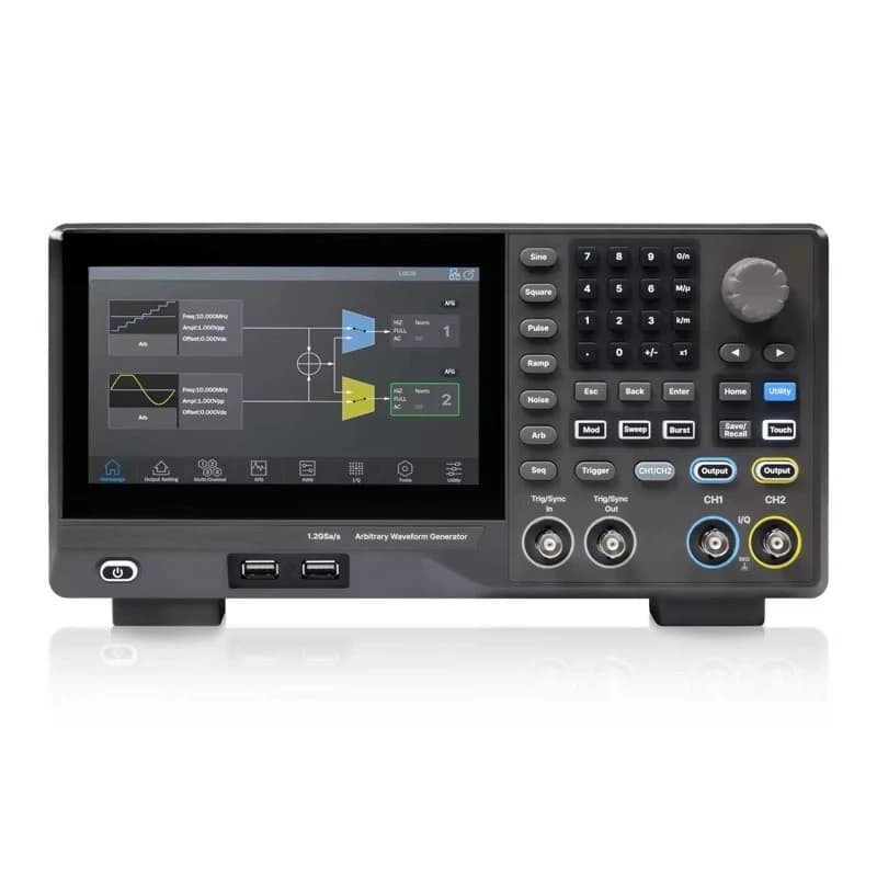 SIGLENT SDG3082X 2-channel 160MHz Arbitrary Waveform Generator 7-inch Touchscreen 1.2 GSa/s DAC Sampling Rate Sine Signal Source
