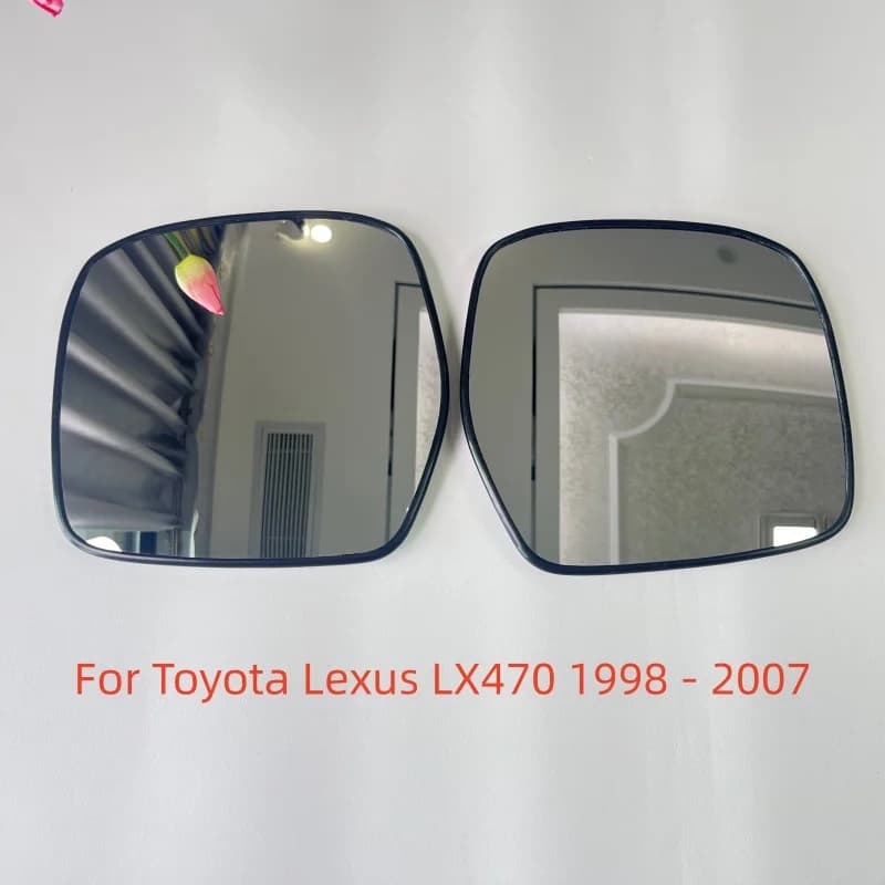 For Toyota Lexus LX470 1998 - 2007 Toyota Hiace 2004-2015 HEATED WITH BACK PLATE Car Rearview Door Wing Mirror Lens Glass New