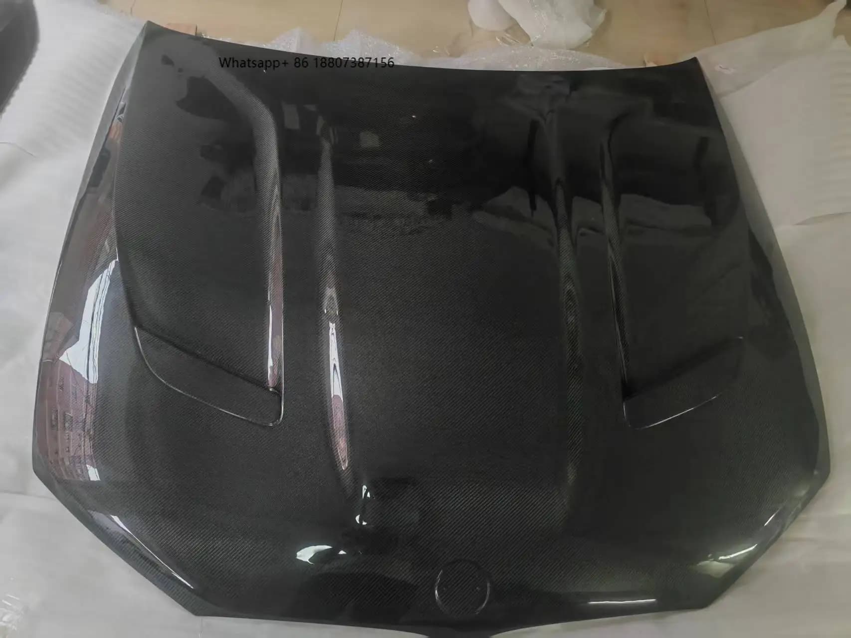 High quality CS Style Carbon Fiber Hood for F90 M5 G30 Engine Cover Bonnet Perfect Fitment