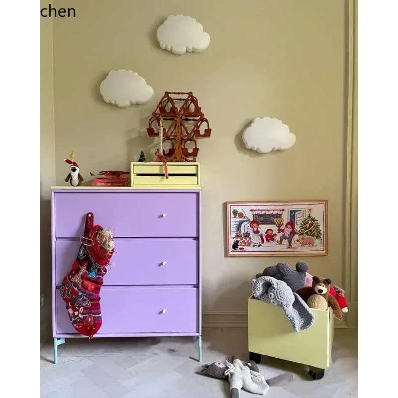 I-28 Modern Minimalist Three-Drawer, Four-Drawer, Five-Drawer Storage Cabinet