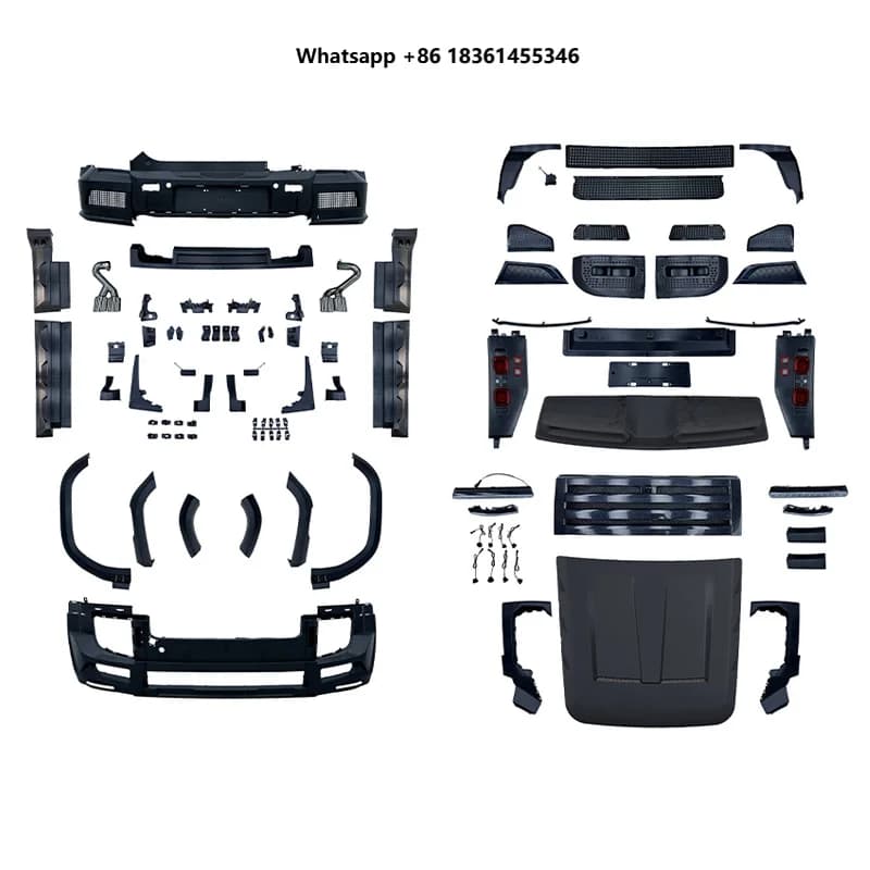 Fit T2 Plug-and-Play Exterior Upgrade Replacement Parts ABS Offroad Body Surround Mod Kit