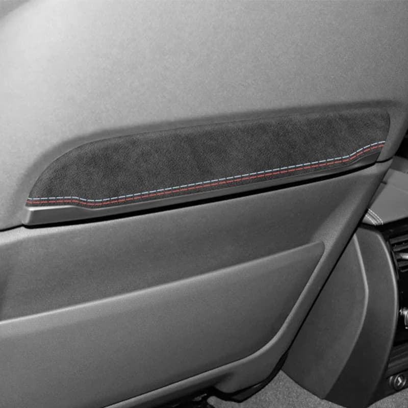 For BMW 5 Series G30 G38 6GT Seat Back Decorative Frame Trim Sticker CarInterior Custom Tuning Accessories Made of Alcantara