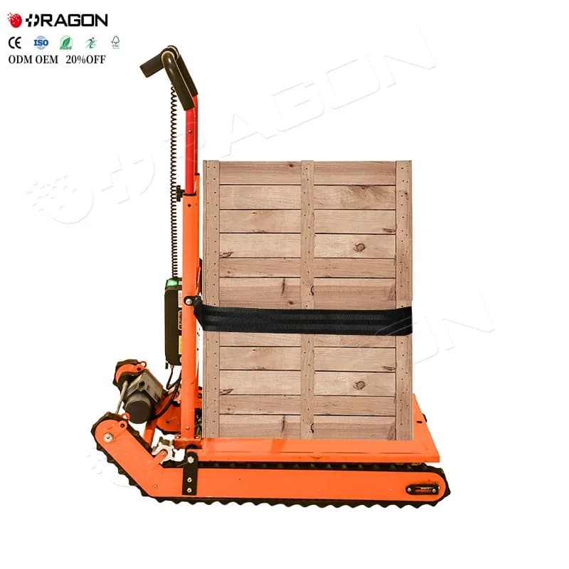 Electric Stair Climbing Trolley Hand Trolley Folding Crawler-Type Stair Electric Stair Climbing Trolley