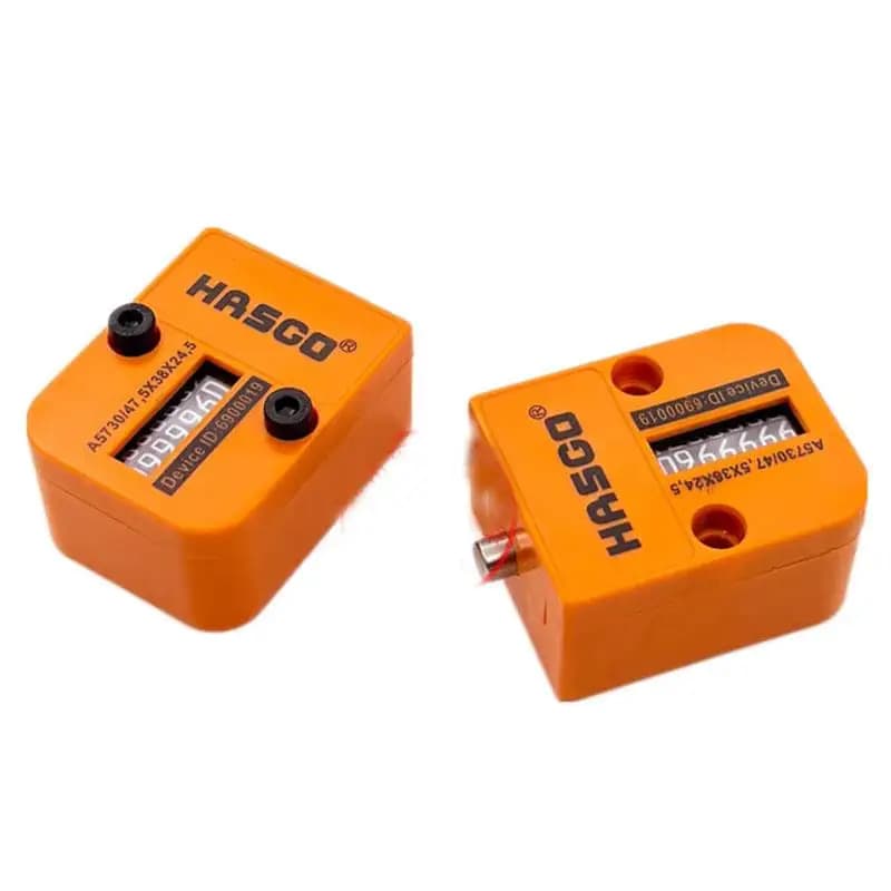 A5730 7-Digit Mechanical Square Shot Counter – Industrial Injection Mold Counter