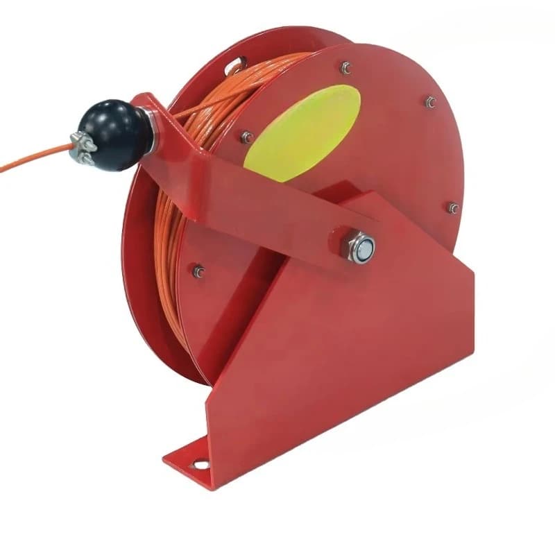 Spring Rewind Ground Static Discharge Cable Reel for Aircraft Fuel Trucks