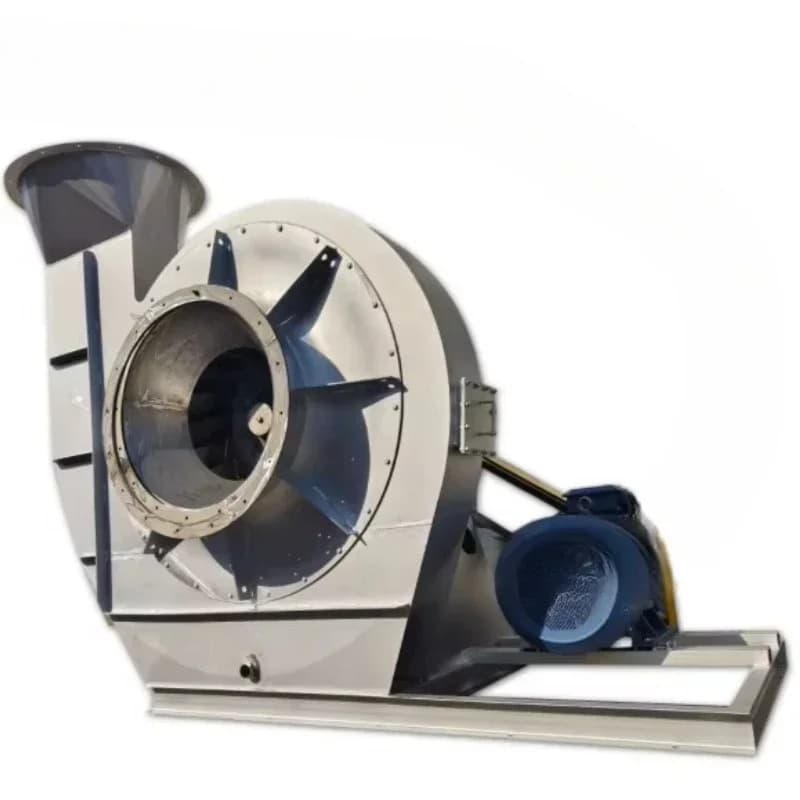 Stainless steel belt centrifugal fan High pressure and high temperature exhaust