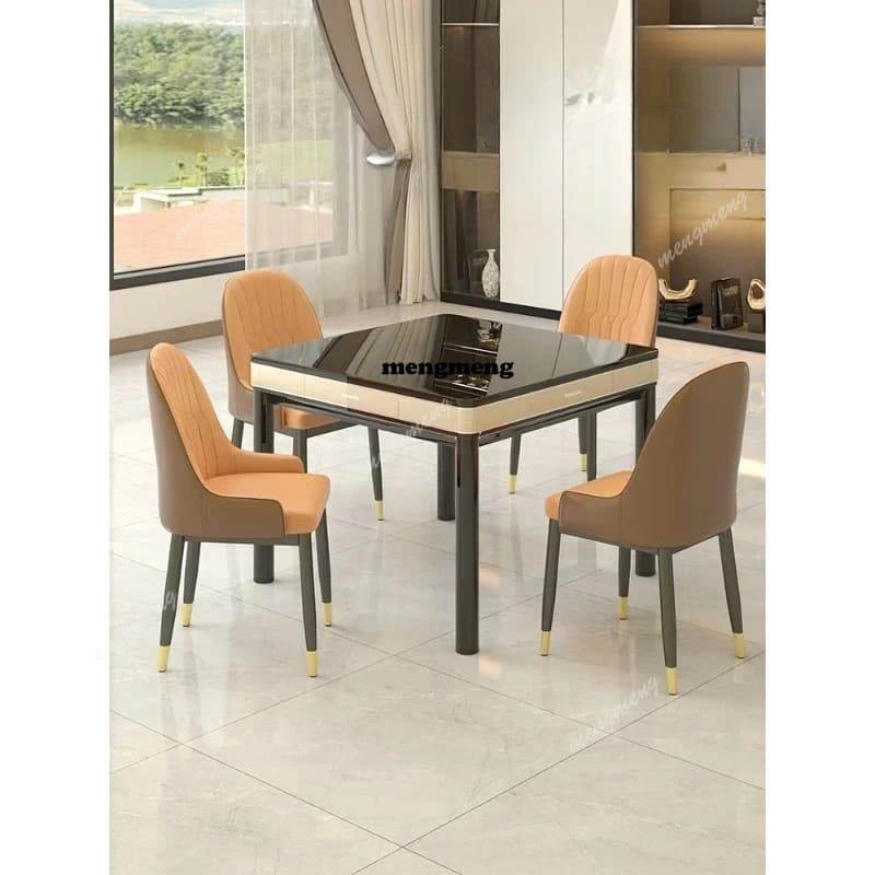 Useful Table Dual-purpose Mahjong Table Bass Noise Reduction Chess Room Commercial Machine Mahjong Table Four-mouth Machine