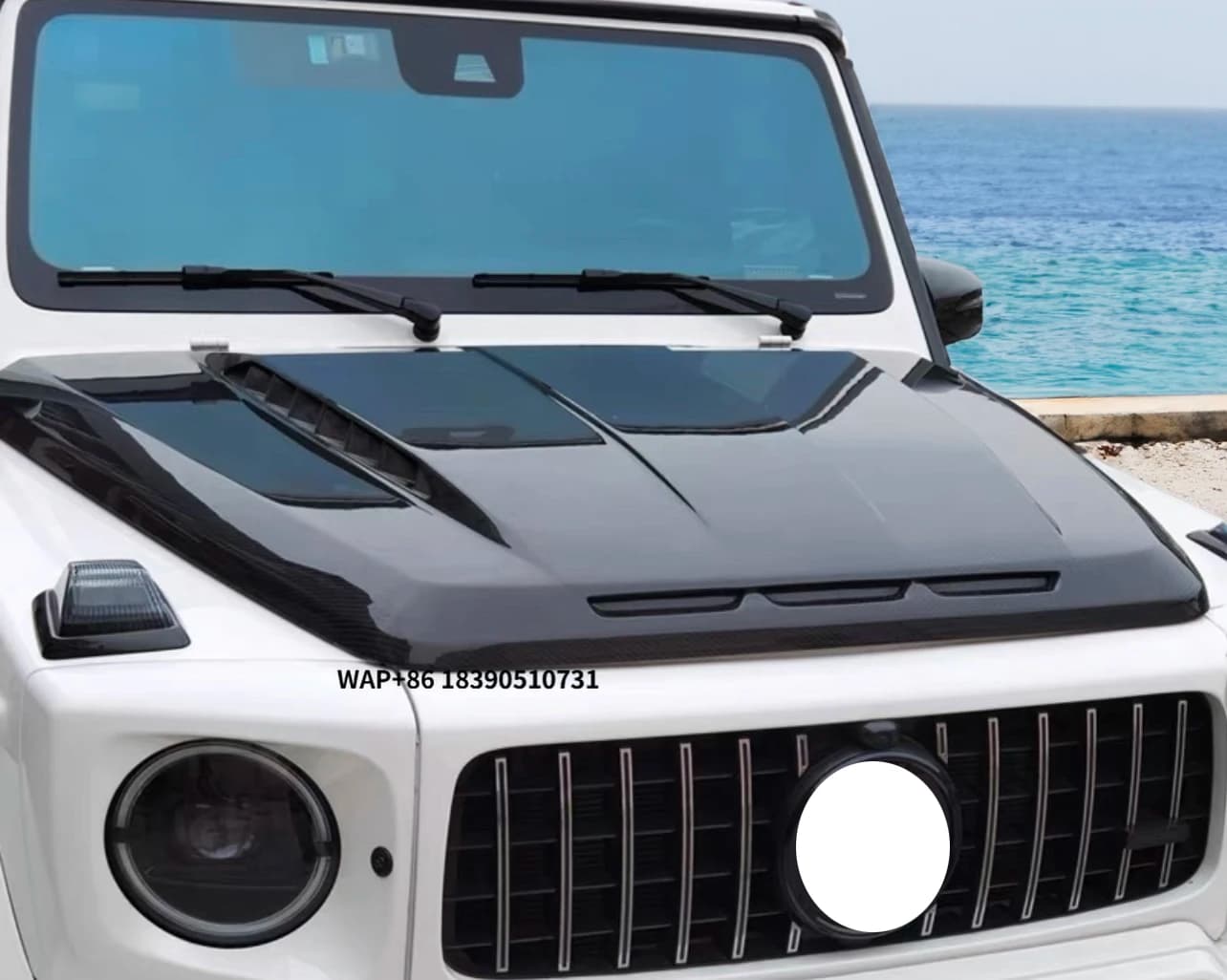 Carbon Fiber Hood Bonnet Suitable for G CLASS W463 G63 G350 G55 G500 Dry/Wet Style