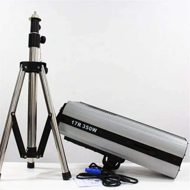 350w 17R  Led Follow Spot Light Wedding Stage Brightness Adjustable 350w Spot 350W Dmx Follow Spot Light With Case Stage