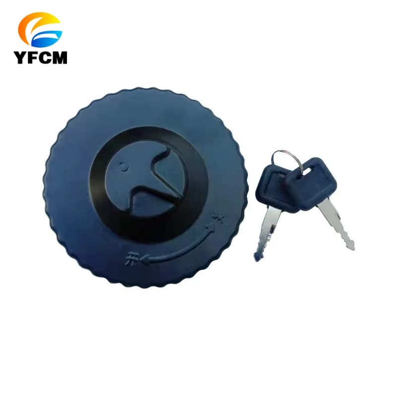 1pcs Excavator Parts Self-Turning Anti-Theft Fuel Tank Cap for Jiefang J6 Dongfeng Tianjin Tianlong HOWO Auman Universal
