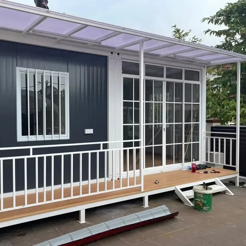 Prefabricated Container House Prefab Living Continuous Container Houses Outdoor Modern Home Detachable Container House