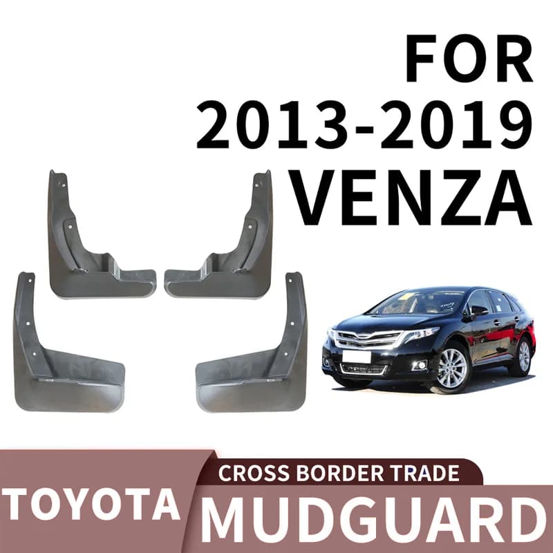 For 2013-2019 Toyota VENZA TOYOTA car tire PP soft rubber material fender car accessories mud flaps