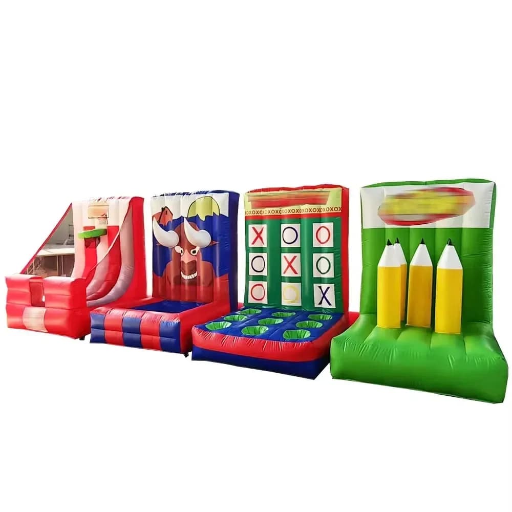 4in1 Inflatable Carnival Games Activities Inflatable Games Children's Games