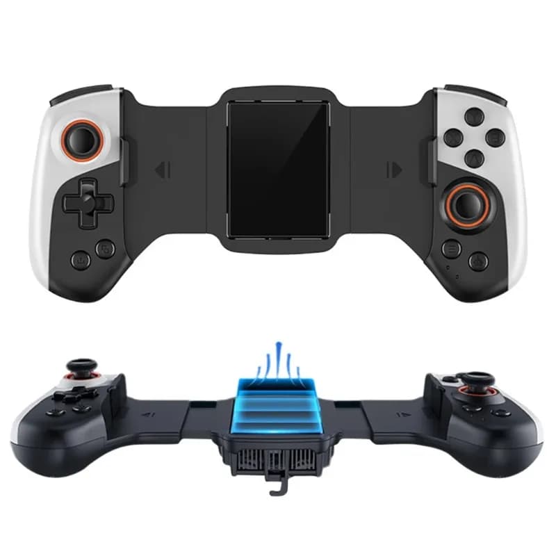 JK02 Telescopic Gamepad Bluetooth Controller Semiconductor Radiator For IOS/Switch/Android Mobile Phone Gaming Cooler Handle