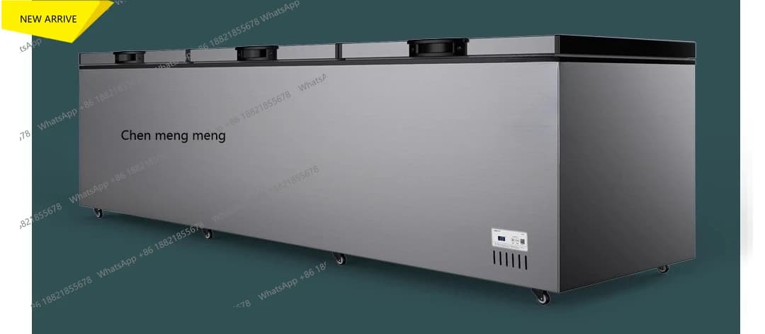 M138 Commercial Chest Freezer Display Cabinet Refrigerated Freezer Large Capacity Freezer