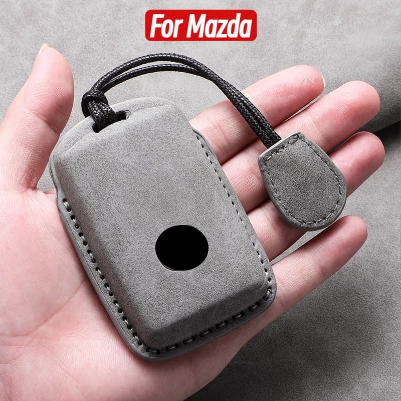 Car Key Case Cover For Mazda 3 6 Axela CX5 CX-30 CX-50 CX70 CX-9 CX90 MX-5 CX60 Car Shell Keychain Protecter Garnish Accessories