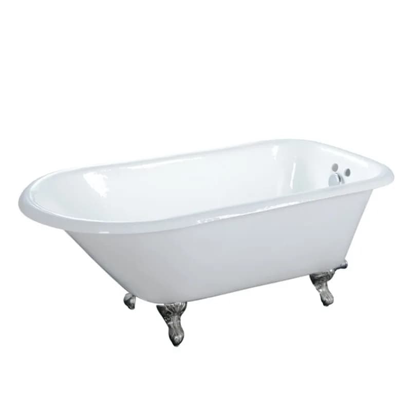 1.6 meters European and American independent cast iron bathtub, engineering household enamel bathtub/bathroom