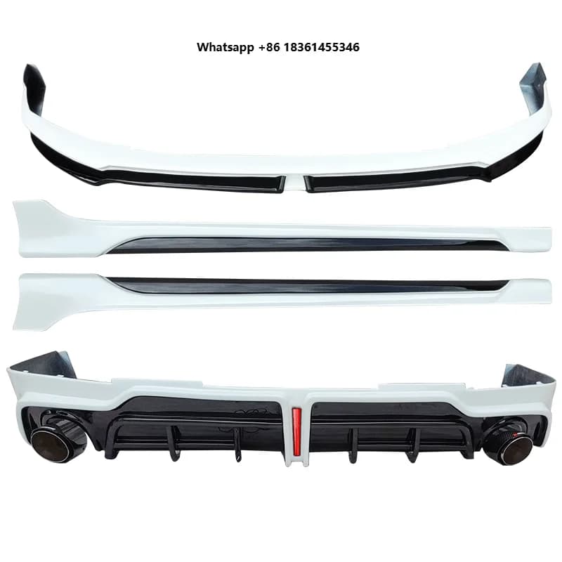 For  Elantra 21-22 modified Front Lip rear lip Side Skirt Tail throat exhaust pipe surround Car Accessories body kit