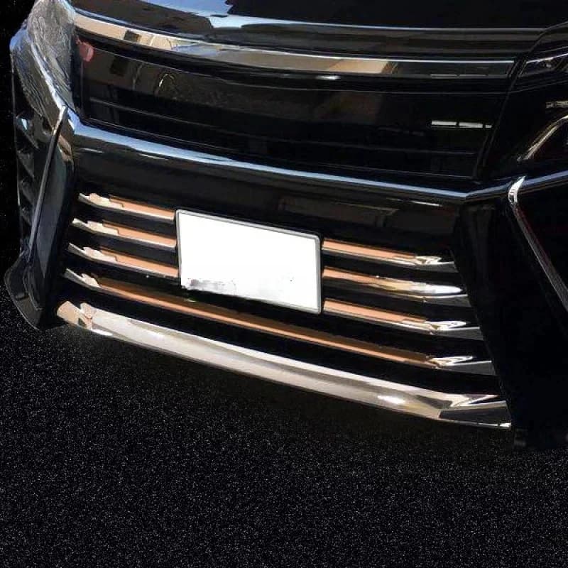 Factory Rose Gold Front Grille Trim Stainless Steel Garnish Bumper Grill Cover VOXY 80 2014-2021