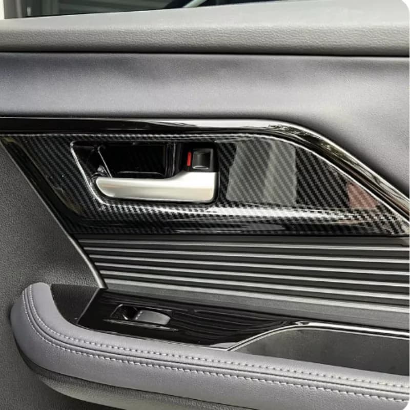 LHD For Toyota Yaris Cross 2024  Car Accessories ABS Interior Door Handle Cover Trim Molding Decoration Stickers