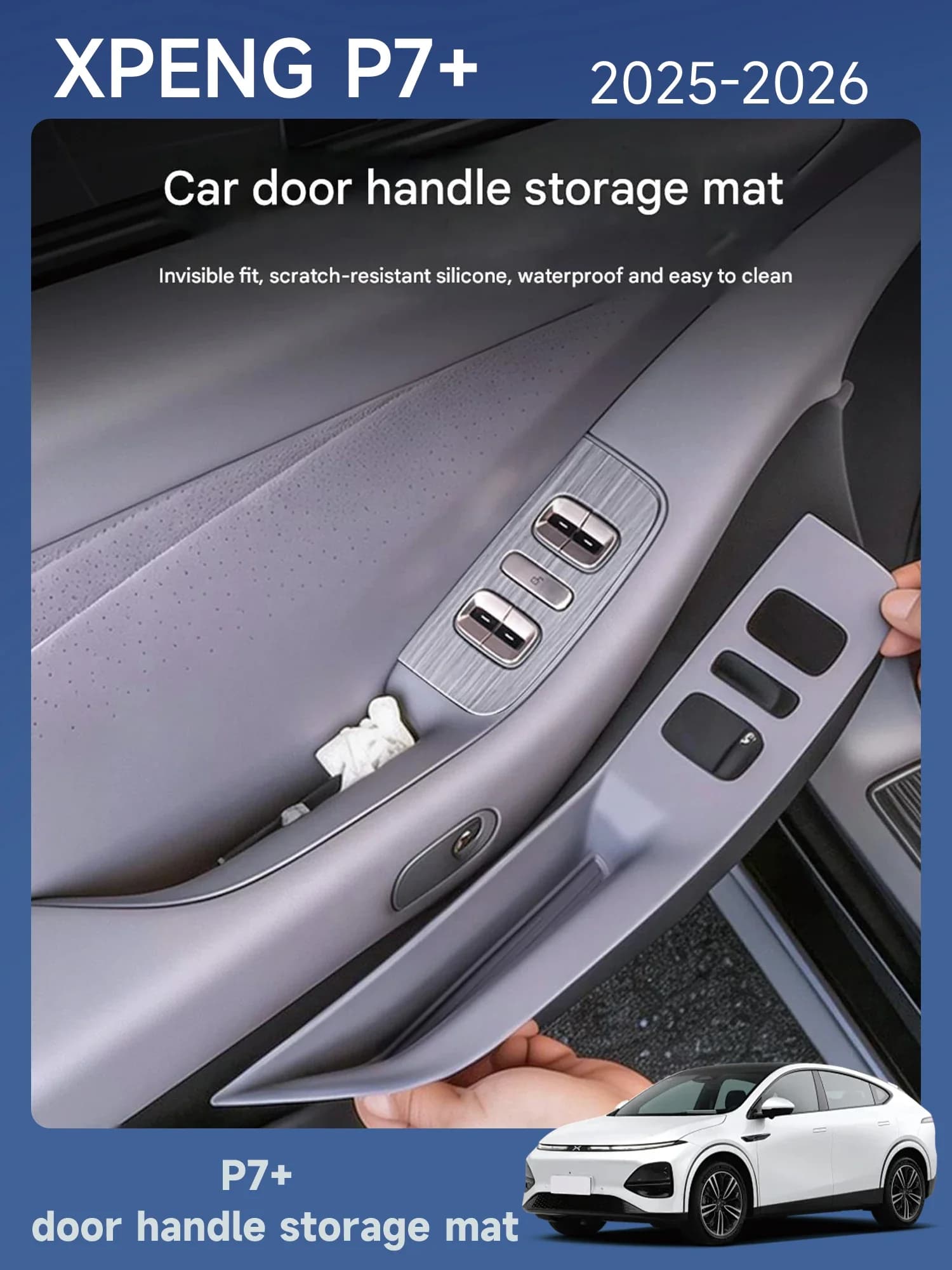 XPENG P7+ 2026 Door Handle Storage Mat