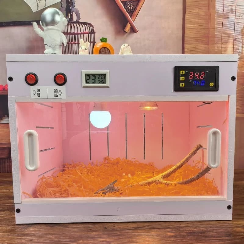 Climbing pet incubator Safe and intelligent waterproof feeding box Climbing pet lizard box