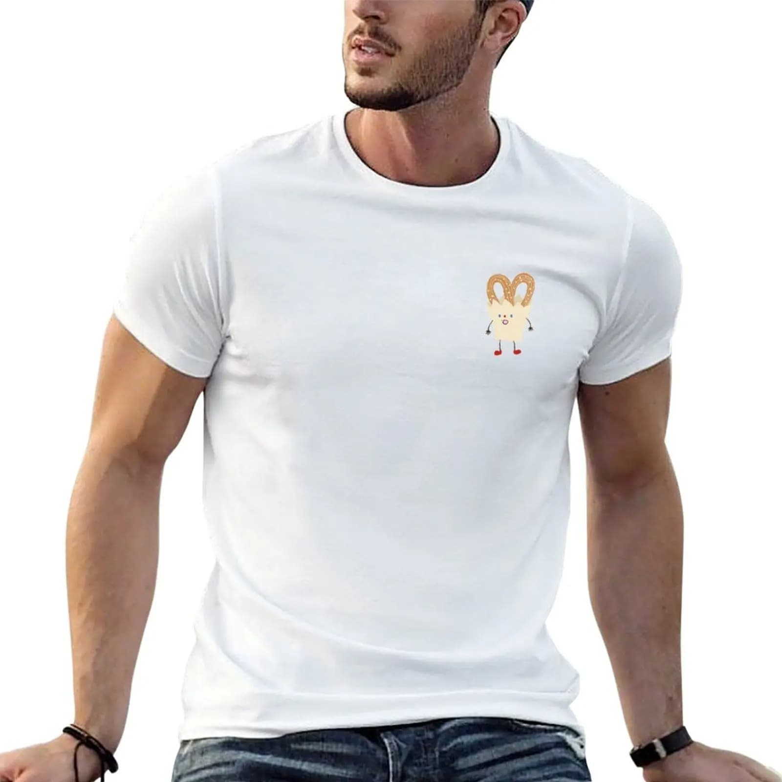 Churro red shoes T-Shirt Man t-shirt blue archive shirts graphic tee men