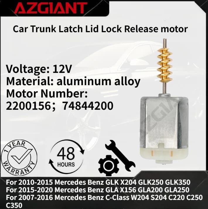 For 2010-2015 Mercedes Benz GLK X204 GLK250 GLK350 Car Trunk Latch Lid Lock Release motor Auto Accessories 100% New OEM parts