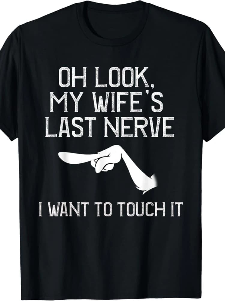 Funny t-shirt for men, Sarcastic Meme, Mans prize, Marriage -100% cotton summer short-sleeved O-neck men's printed T-shirt.