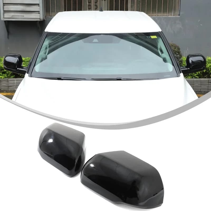 ABS For 2022+ Toyota Tundra/Sequoia Exterior Mirror Covers (Without turn signals) Mirror Protective Shell Trim Car Accessories
