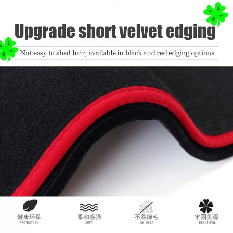 Car Dashboard Cover Dash Mat For Toyota Prius V Non-slip Sun Shade DashMat LHD RHD Car-styling Suede Leather Anti Cracking