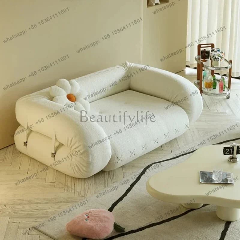 Lounge Fancy Living Room Sofas Bedroom Relaxing Sleeping Armchair Lazy Sofa Daybed Kawaii Divani Da Soggiorno Furniture For Home