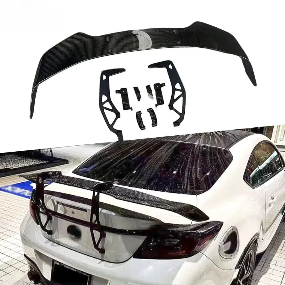 Carbon Fiber Rear Trunk Boot Spoiler Wing for GR86 BRZ 22-23 FRP Rear Spoiler Tail Wing + Stainless Steel Bracket