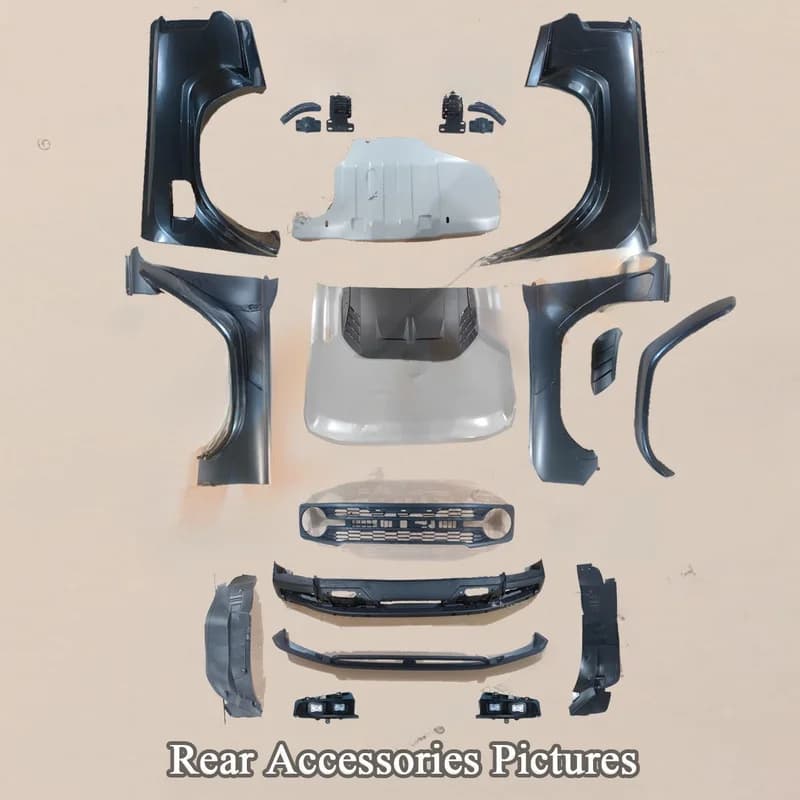 High Quality New Design Facelift Conversion Body Kit Fit for T6 T7 T8 Upgrade To Bronco Raptor Style Thailand Version Exterior