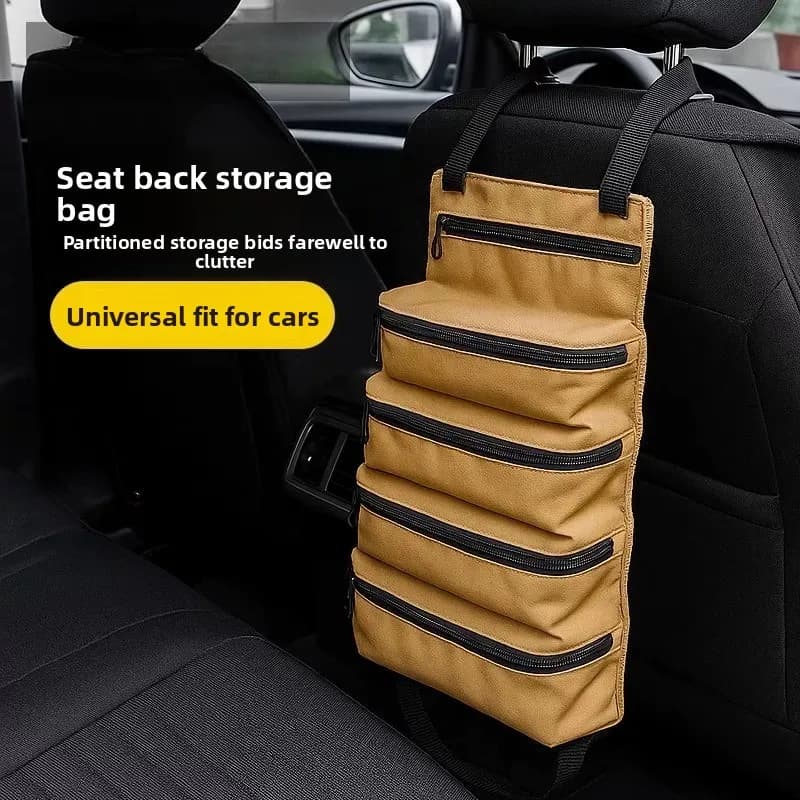 Wear resistant Rolled Canvas Portable Multifunction Electrician Tool Bag Handheld For Vehicle Car Hardware Repair Storage