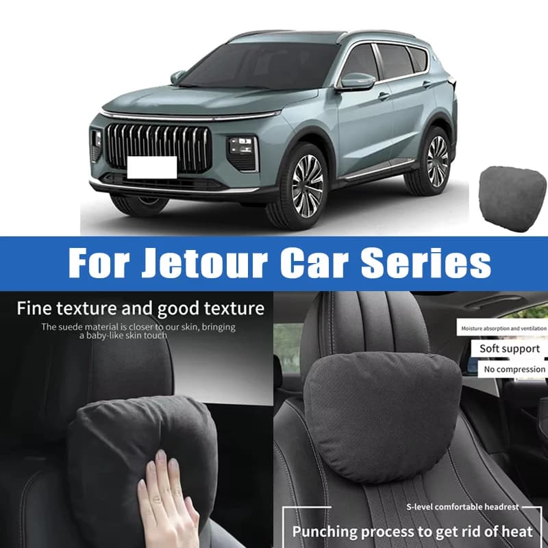 Top Quality Car Headrest Neck Support Seat Soft Neck Pillow Breathable For Jetour X70 X70PLUS X90 X90PLUS Dashing T1 T2 T95