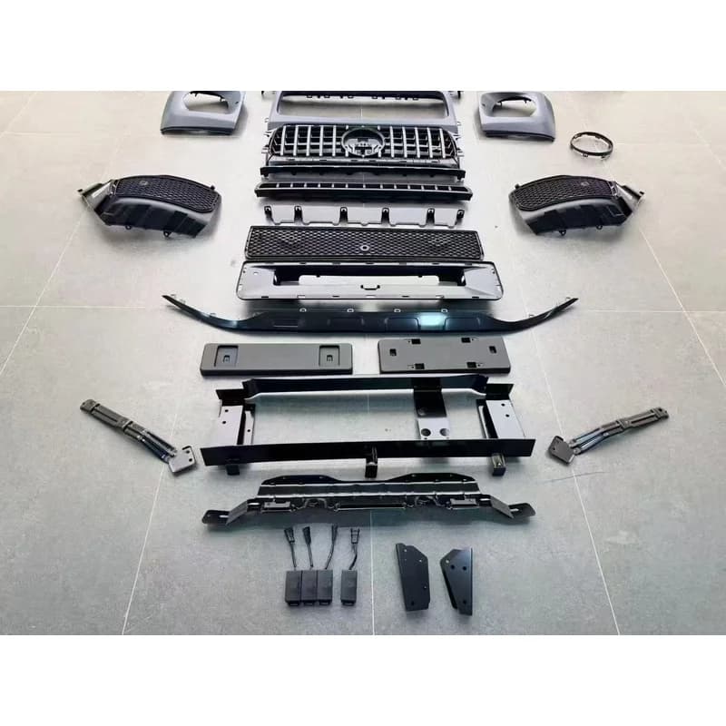 High Quality Barbus Style Old To New Body Kit With Front Rear Lamps Fit For G Class W463 2002-2018 Upgrade To W465