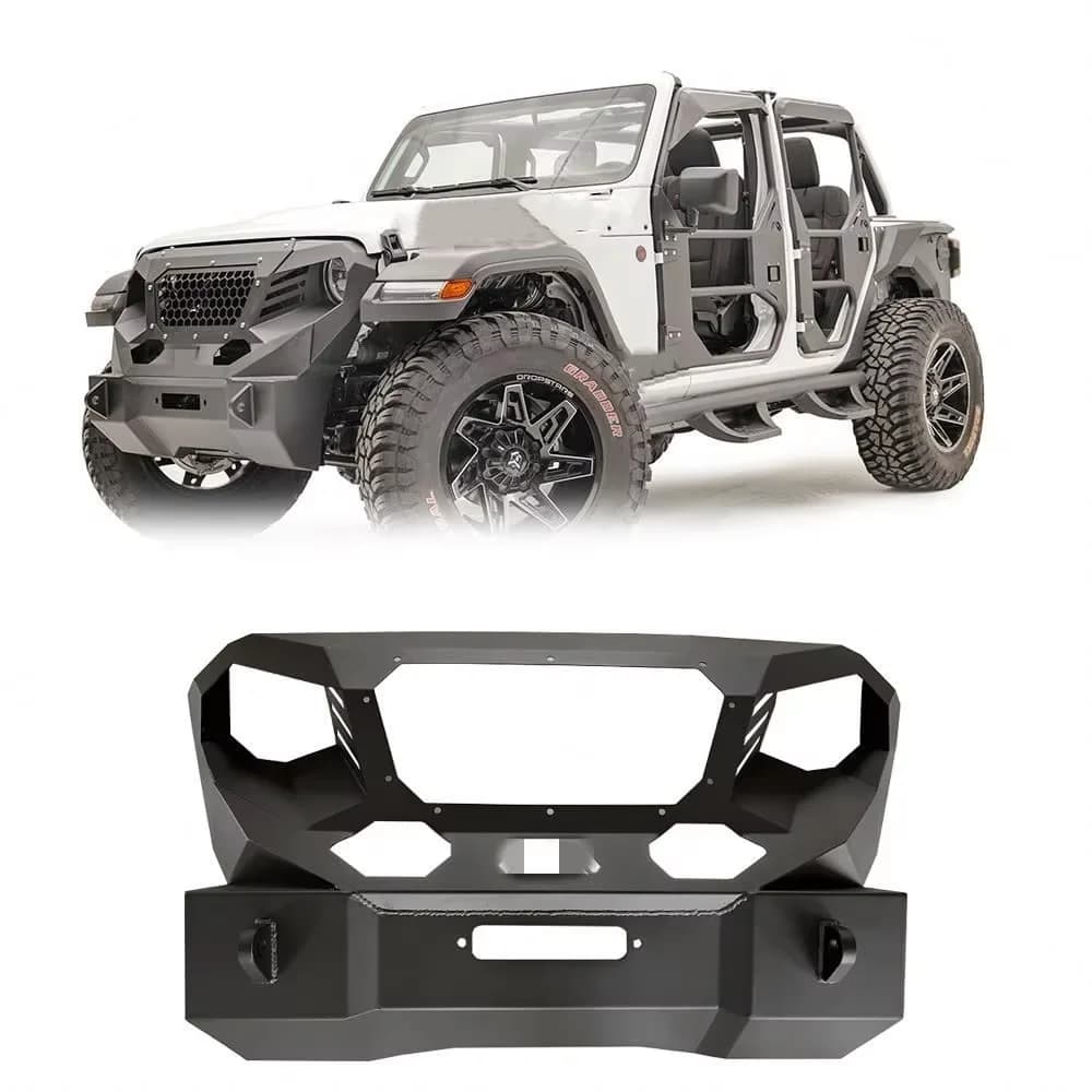 Spedking High Quality Armor Body Kit Grille Bumper Fender Flares for Jeep Wrangler JK JL Car Bumper