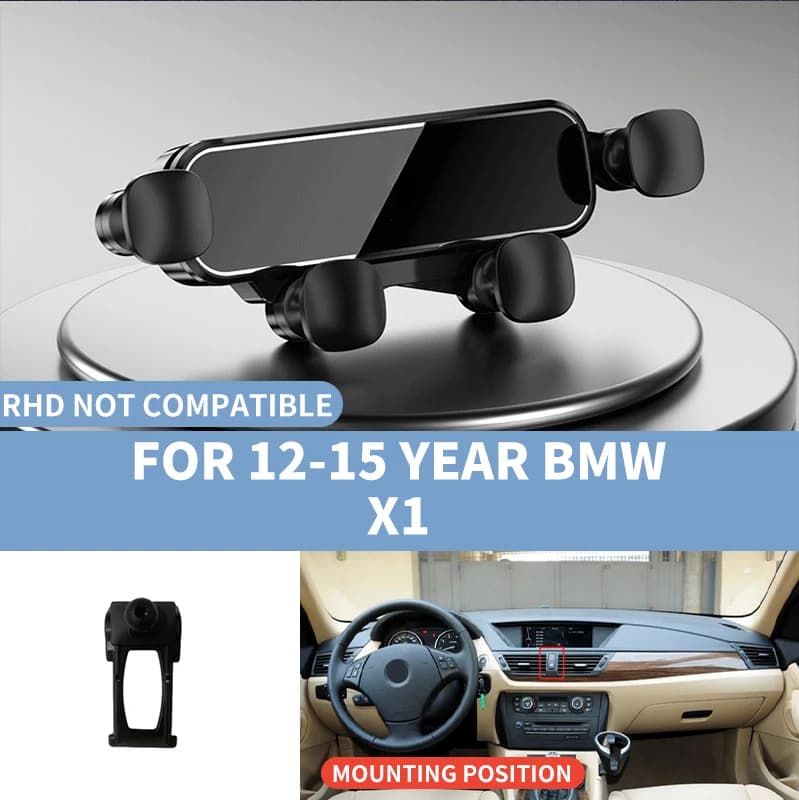 Suitable for BMW X1 (2018-2023 models) car phone holder special fixed bracket, non-destructive installation