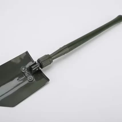 Tactical Folding Shovel 23.3in Overall Length, Lockable Multi-function Shovel Hoe for Wildland Rescue