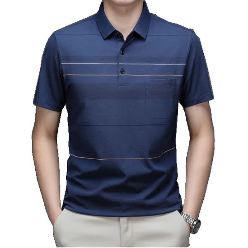 Summer new polo shirt High quality brand pocket men polo shirt Short sleeved casual solid shirt polo men tops Men's clothing