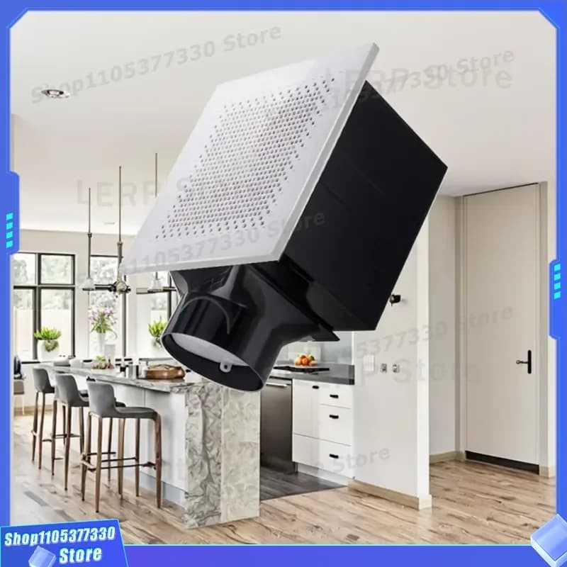 High Airflow All Metal Air Duct Exhaust Fan With High Static Pressure Anti Rust Fire Protection Design For Industrial